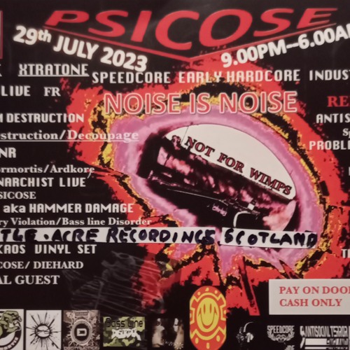 CRAZY 2NR @ PSICOSE  NOT 4 WIMPS  NOISE IS NOISE