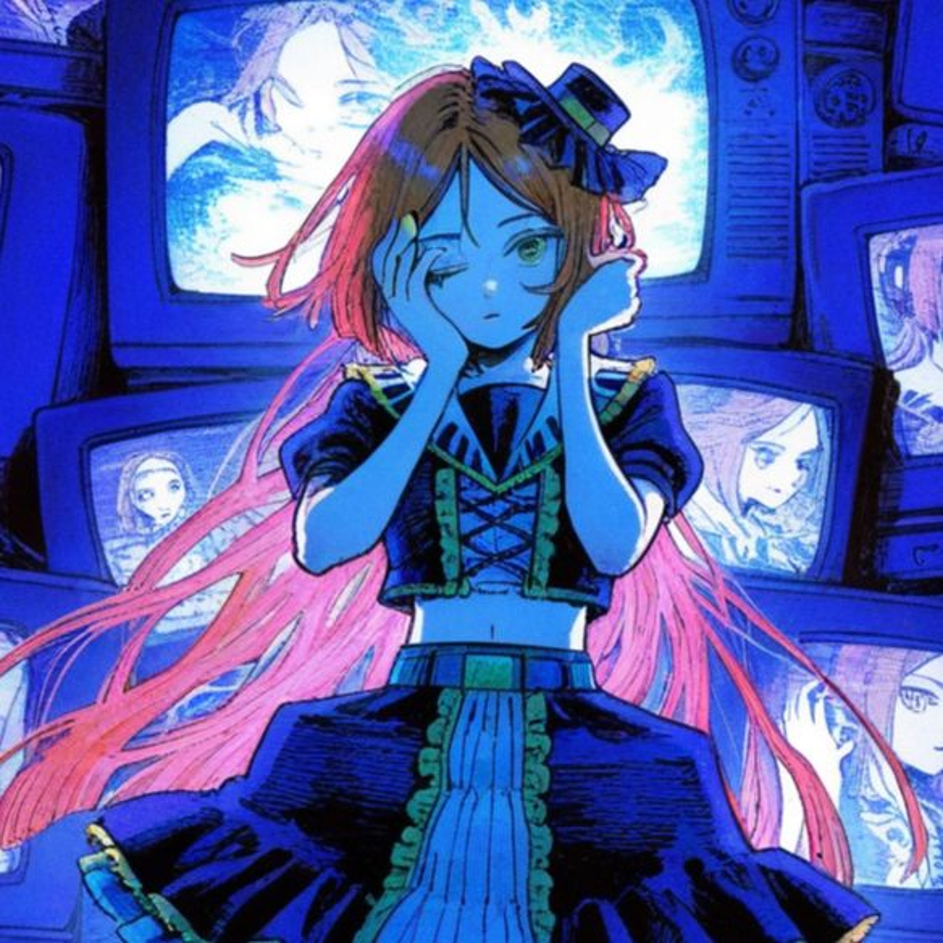 Ritsu reads ECHO lyrics episode artwork