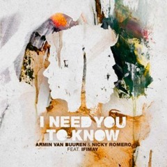 Armin Van Buuren & Nicky Romero Feat. Ifimay - I Need You To Know [Remake Drop Janwey] Free FLP