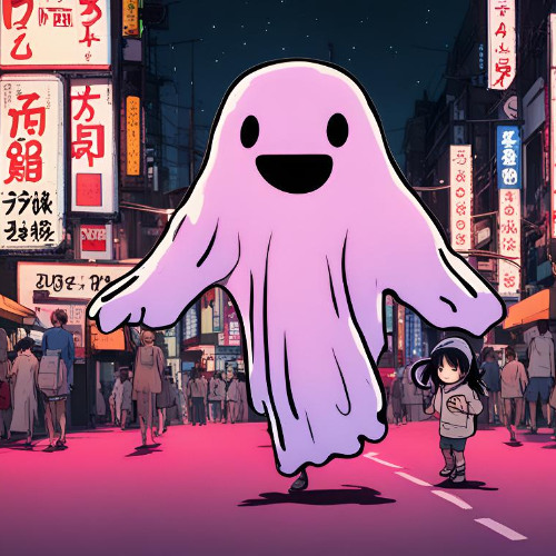 happy ghost