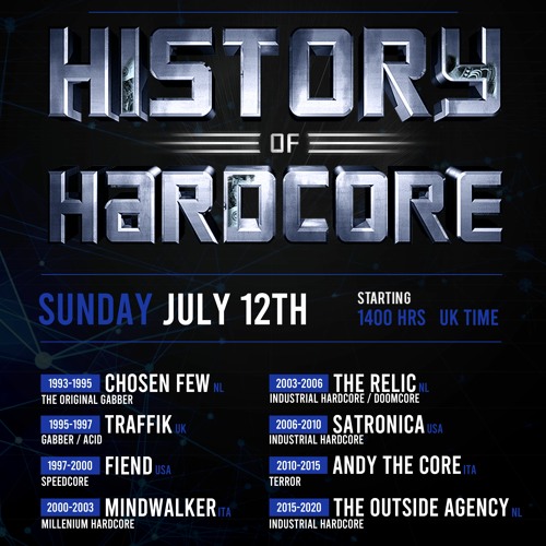 Satronica - [HardSoundRadio]  History Of Hardcore part 2 - 2006 - 2010 (Industrial)