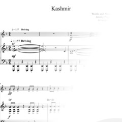 Kashmir Piano Accompaniment Sample