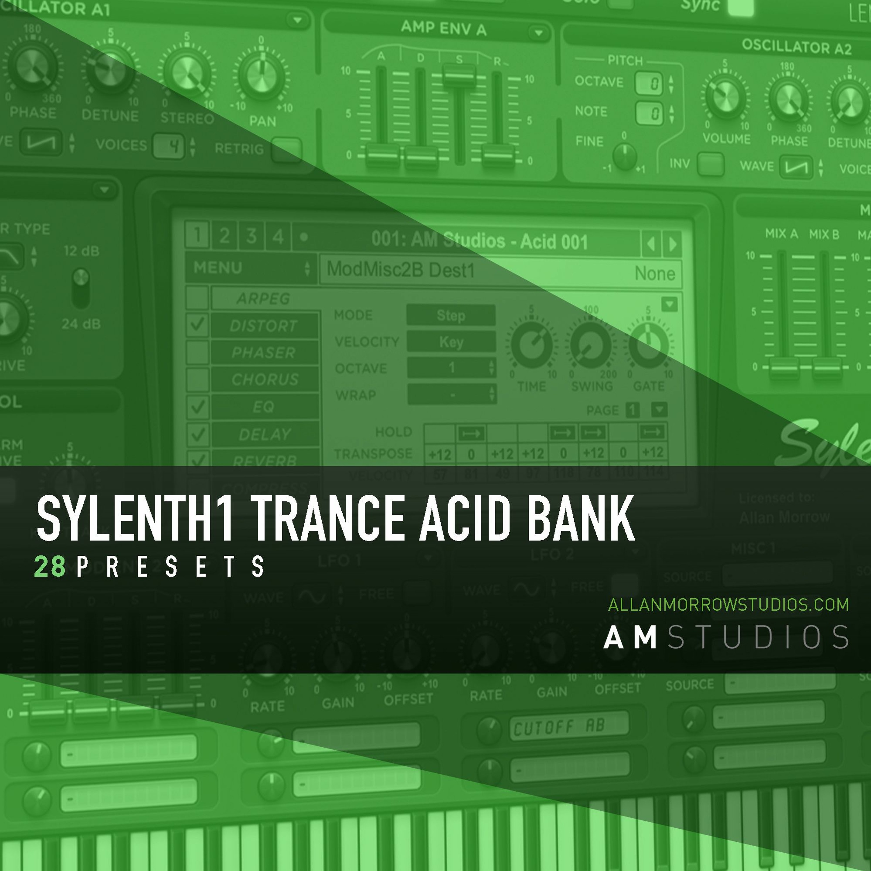 28 x Sylenth1 Trance Acid Presets - AM Studios (Sample)- allanmorrowstudios.com episode artwork
