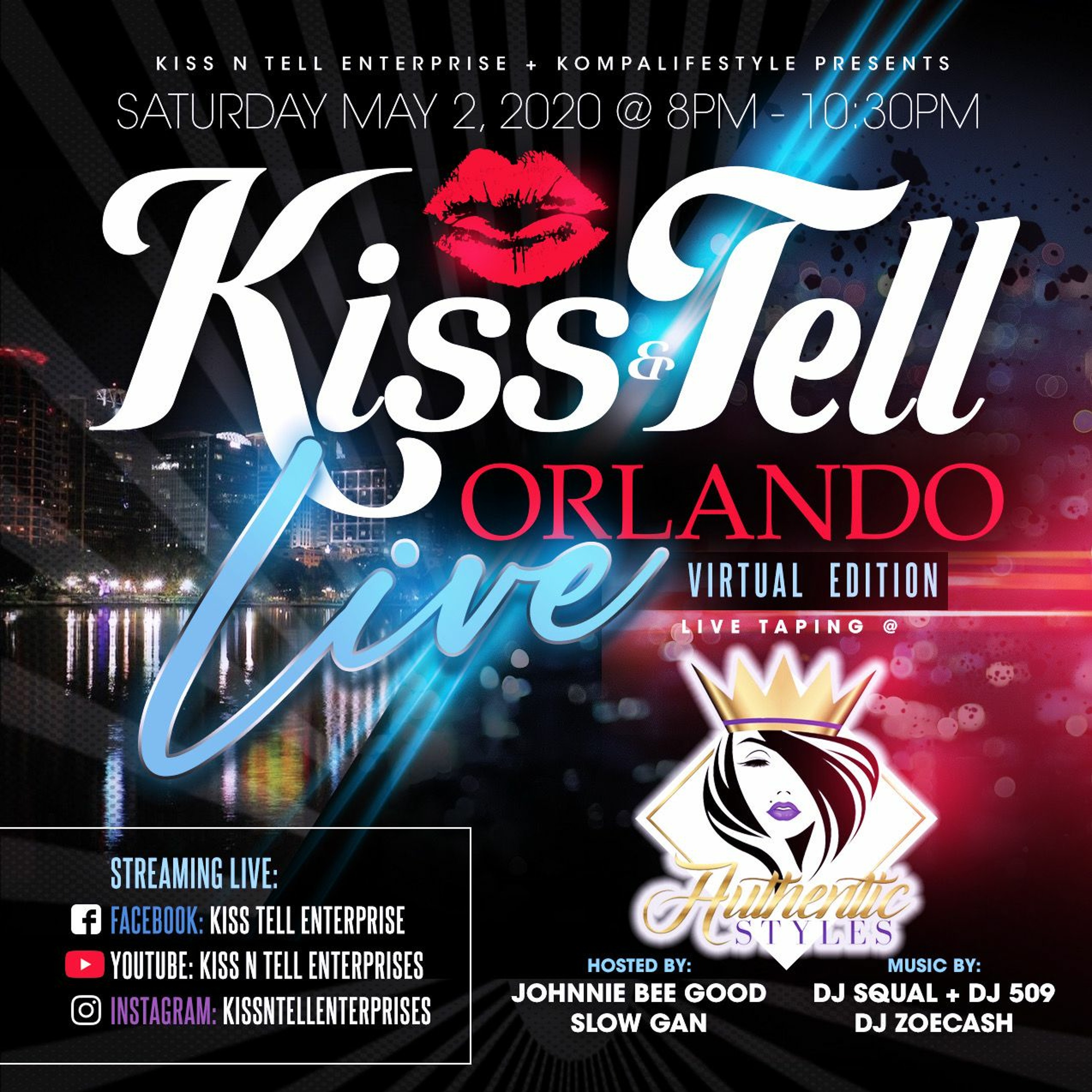 Kiss&Tell Live (DJ Squall Live set ) Kompa Vs Soca Vs Raboday episode artwork
