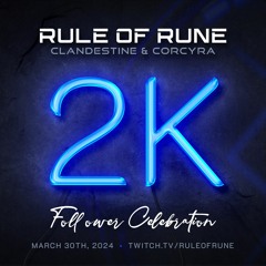 Progressive House // Clandestine & Corcyra // Twitch 2k Follower Celebration on March 30th, 2024