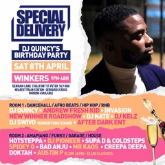SPECIAL DELIVERY DJ Q BDAY PARTY @ WINKERS