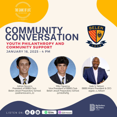 The Game Of Life Podcast | " Youth Philanthropy & Community Support "