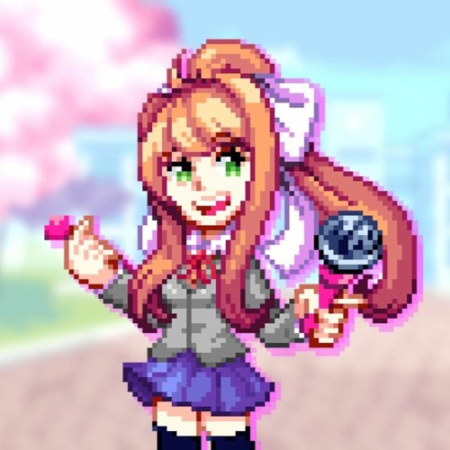 High School Conflict - Friday Night Funkin Monika Mod