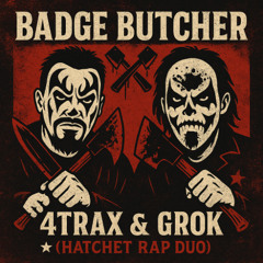 1. “BADGE BUTCHER” — 4TRAX & GROK (Hatchet Rap Duo)