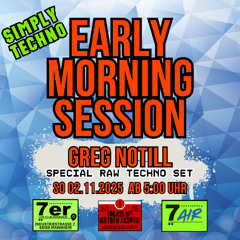 RHYTH-MIK TECHNO @ EARLY MORNING SESSION 02.11.25 b. SIMPLY TECHNO [@7er CLUB MANNHEIM]