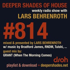 DSOH #814 Deeper Shades Of House w/ guest mix by GRANT