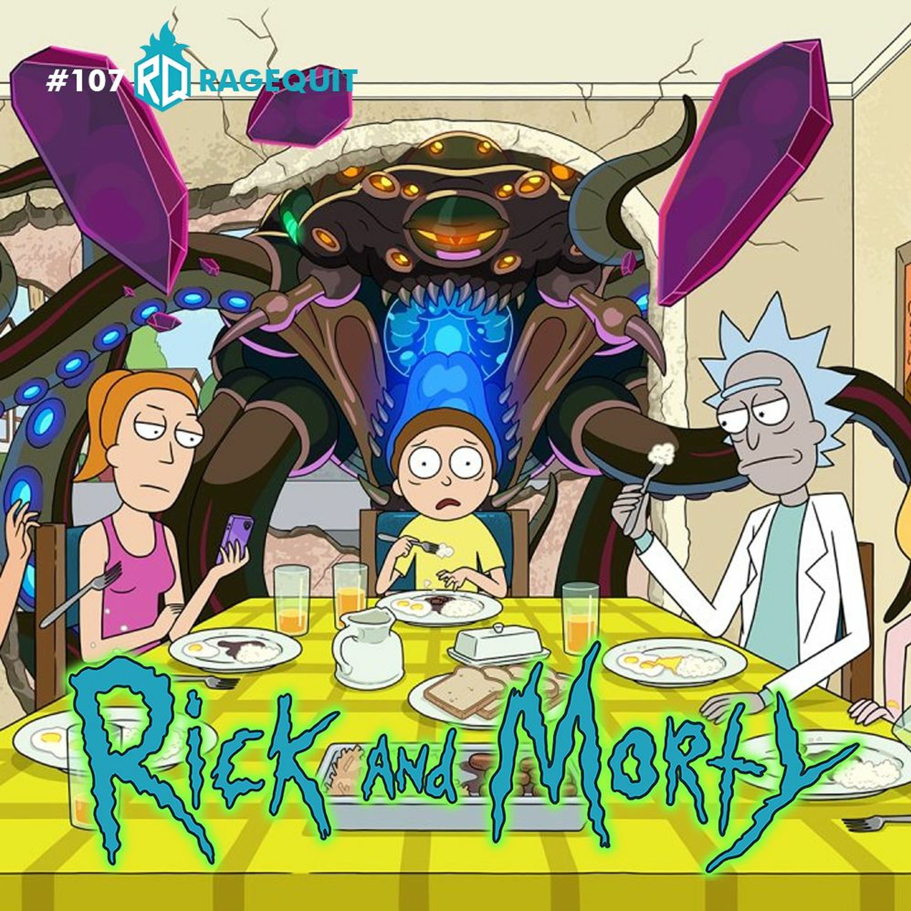 #107 Rick e Morty episode artwork