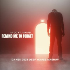 Kygo ft. Miguel - Remind Me To Forget (Dj Nek 2023 Deep House Mashup)