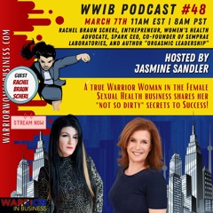 Warrior Women in Business Podcast Ep. 48- Female Sexual Health Business Leader - Rachel Braun Scherl