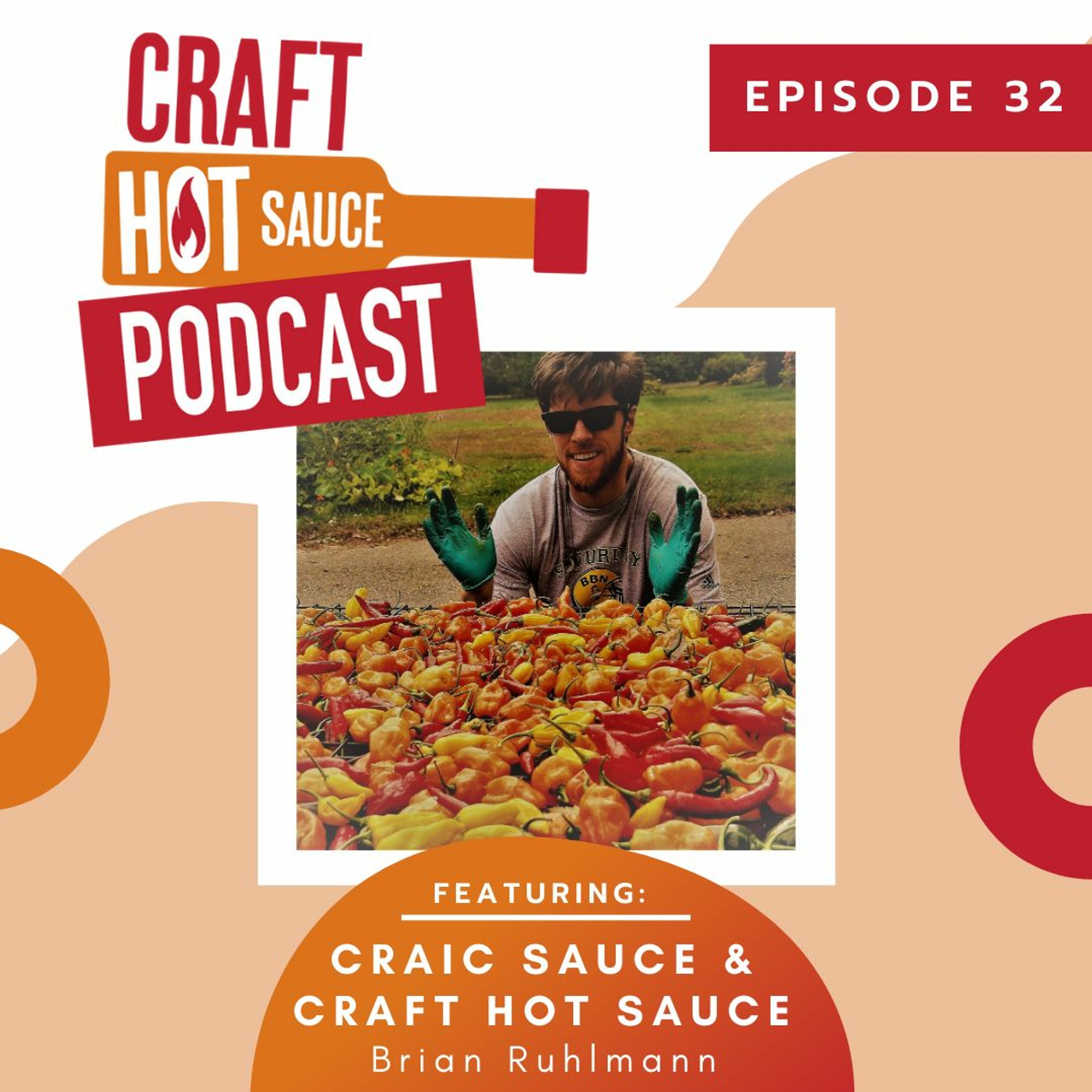 Brian of Craic Sauce and Craft Hot Sauce on creating a hot sauce community episode artwork