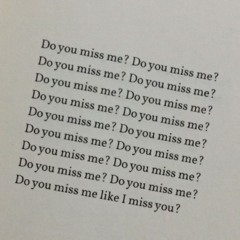 But I loved you.