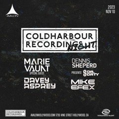 Davey Asprey @ Coldharbour Recordings Night in Avalon Hollywood, Los Angeles 10th November 2023