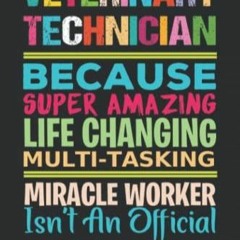 PDF READ Veterinary Technician Gift: Vet Tech Gift Blank Lined Notebook Journal