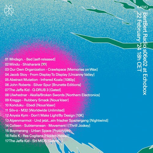 BertBert Radio s06e02 at Echobox Radio 22-02-24