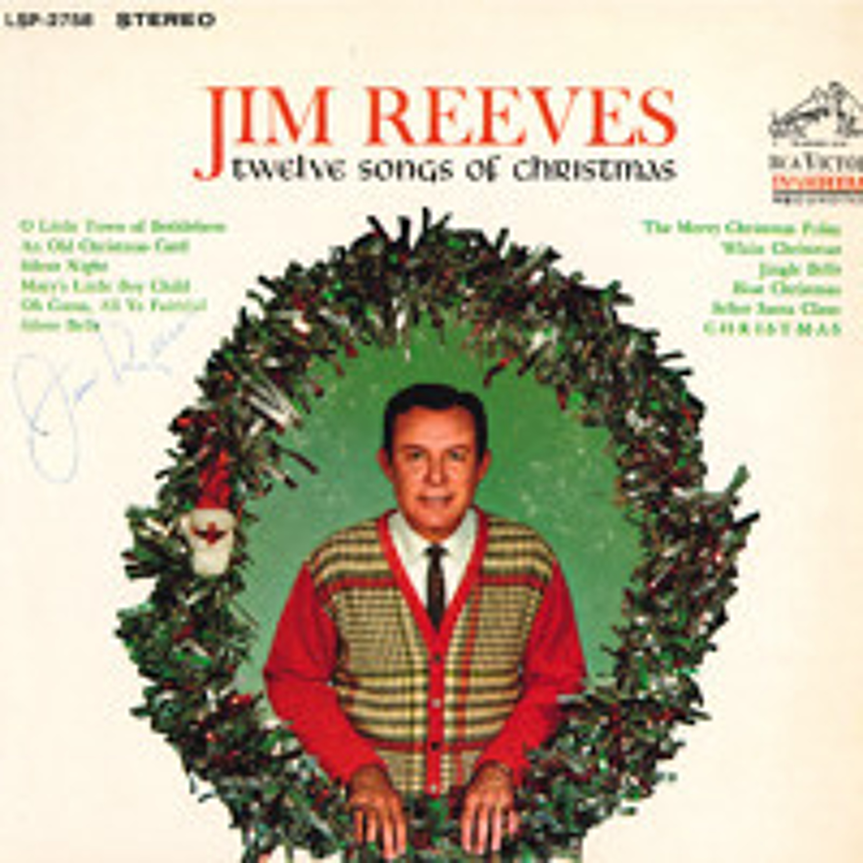 #492 Twelve Songs Of Christmas - RCA Victor - LSP-2758 - Year 1963 - Side A + B episode artwork