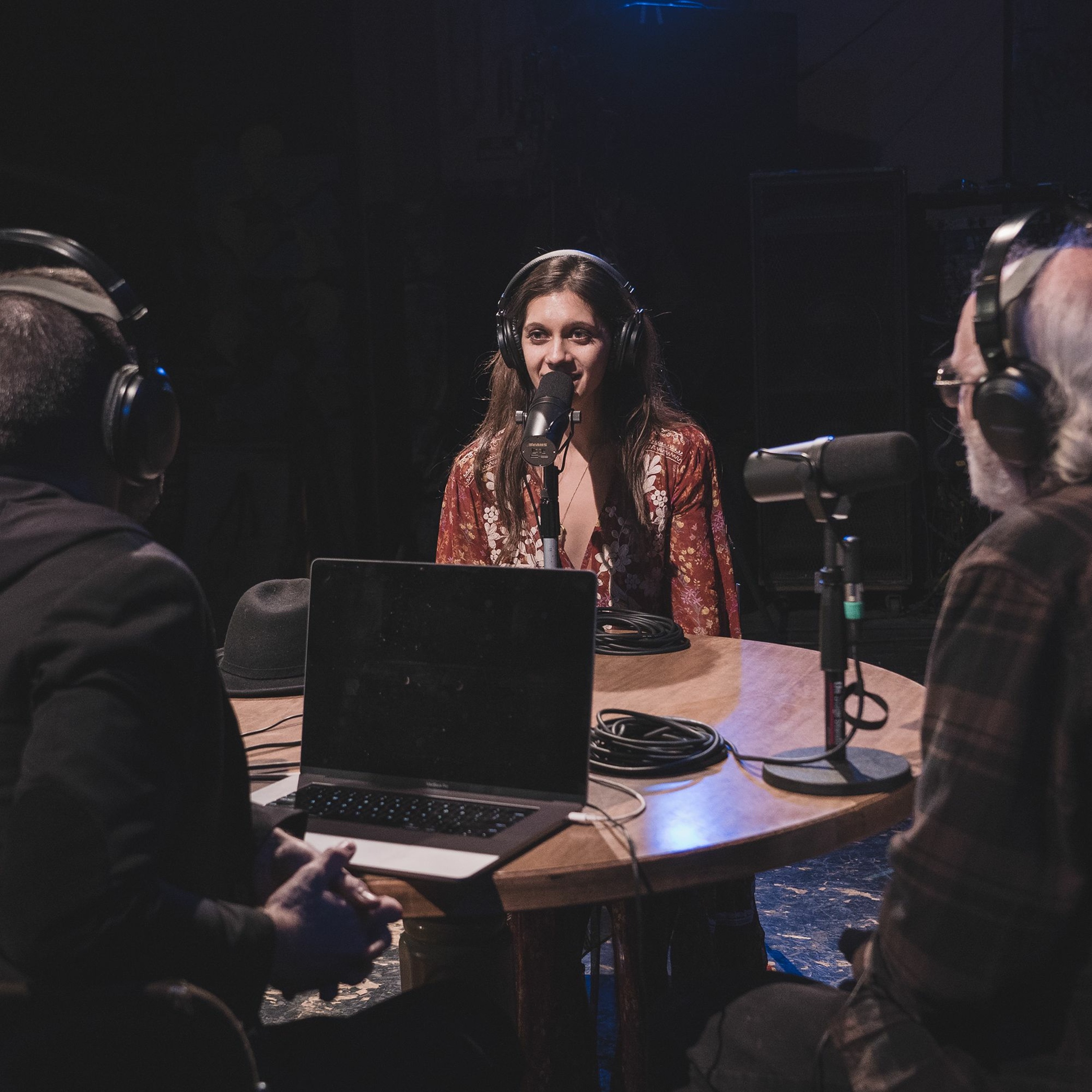 Onstage with Jim and Tom