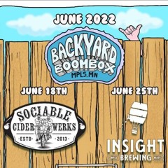 Backyard Boombox Sociable Cider Werks Event