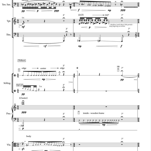 Reinhard Fuchs_Homme qui chavire for ensemble, 2023