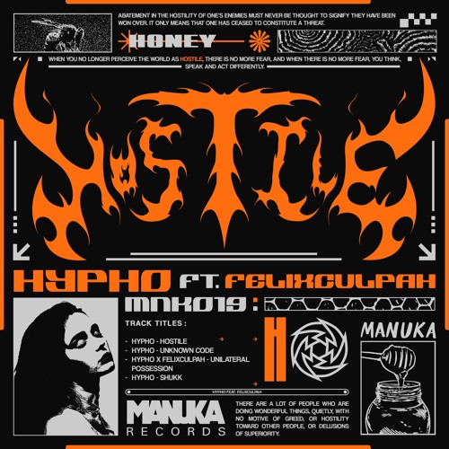 Hypho - Hostile [OUT NOW ON MANUKA]