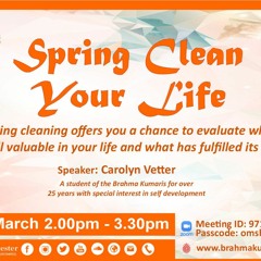 Spring Clean Your Life  - Carolyn Vetter 0303.2024