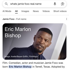 this nigga name not even jamie foxx
