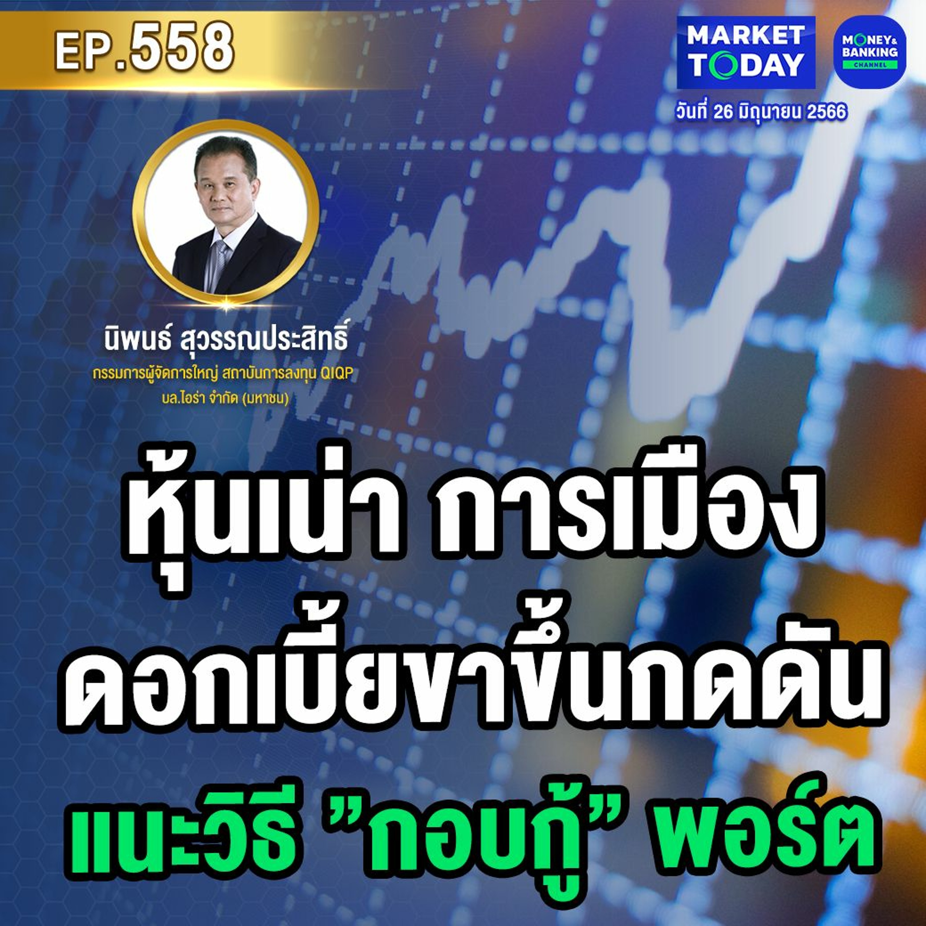 Market Today EP.558 | หุ้นเน่า การเมือง ดอกเบี้ยขาขึ้นกดดัน แนะวิธี ”กอบกู้” พอร์ต