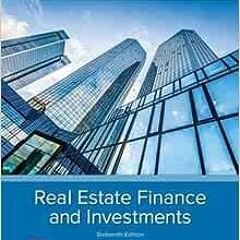 ( mQjJ ) Real Estate Finance & Investments (Real Estate Finance and Investments) by William Brueggem