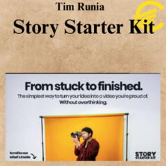 [CoursesBetter.com] Tim Runia - Story Starter Kit