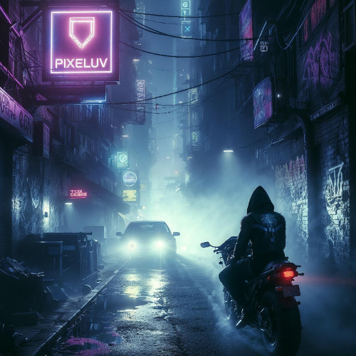 Pullin’ up with neon scars