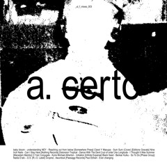 OUTMIX001 w/ A. Certo