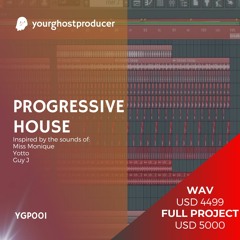 YGP 001 (Inspired by the sounds of MISS MONIQUE, YOTTO, GUY J) WAV: usd4499 FULL PROJECT: usd5000
