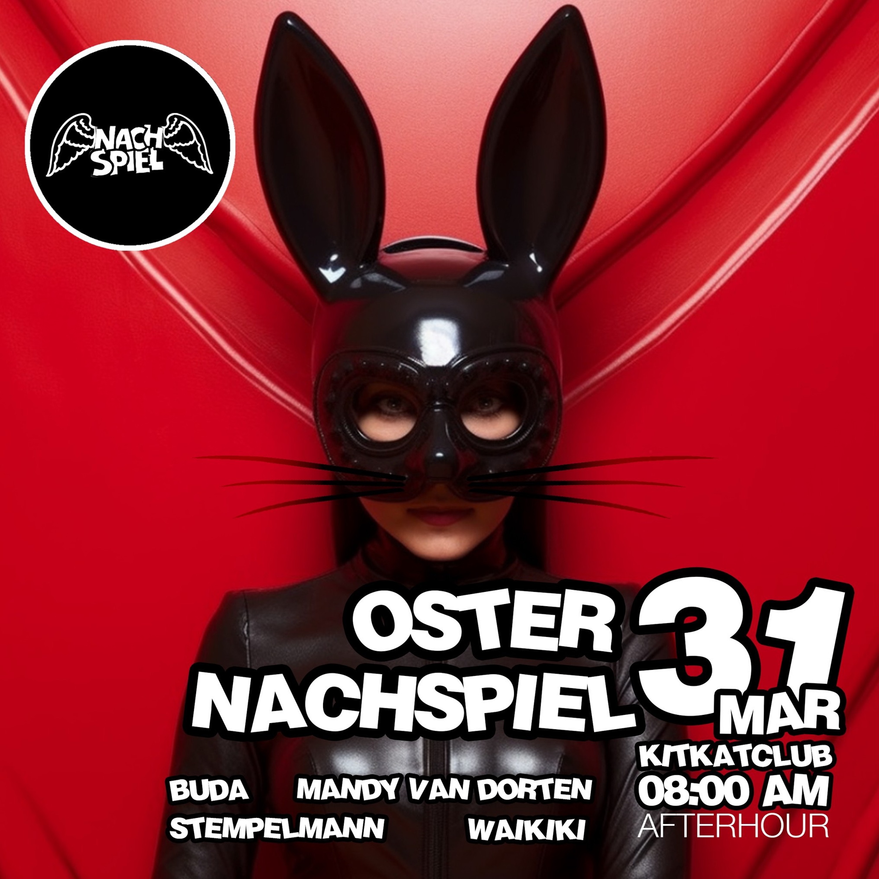 2024-03-31 OSTER-NACHSPIEL (Kitkat Club) Buda, Stempelmann, Waikiki, Mandy van Dorten episode artwork