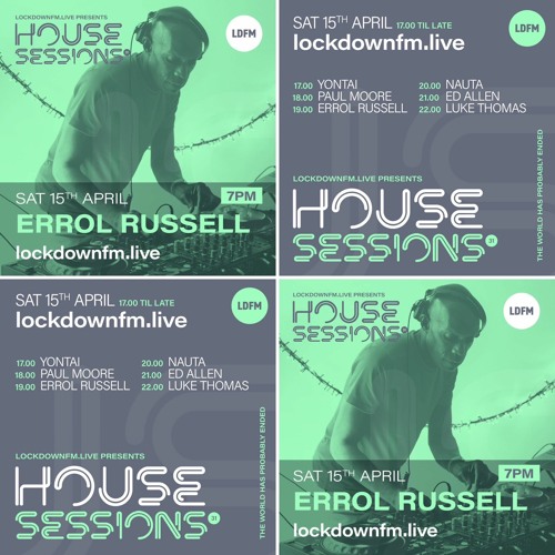 Errol Russell - Sessions. 57 House Sessions 31 on LDFM.live - 15-APR-2023
