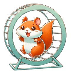 근본 다람쥐 쳇바퀴