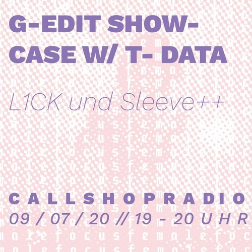G-Edit invites w/ T-Data 09.07.20