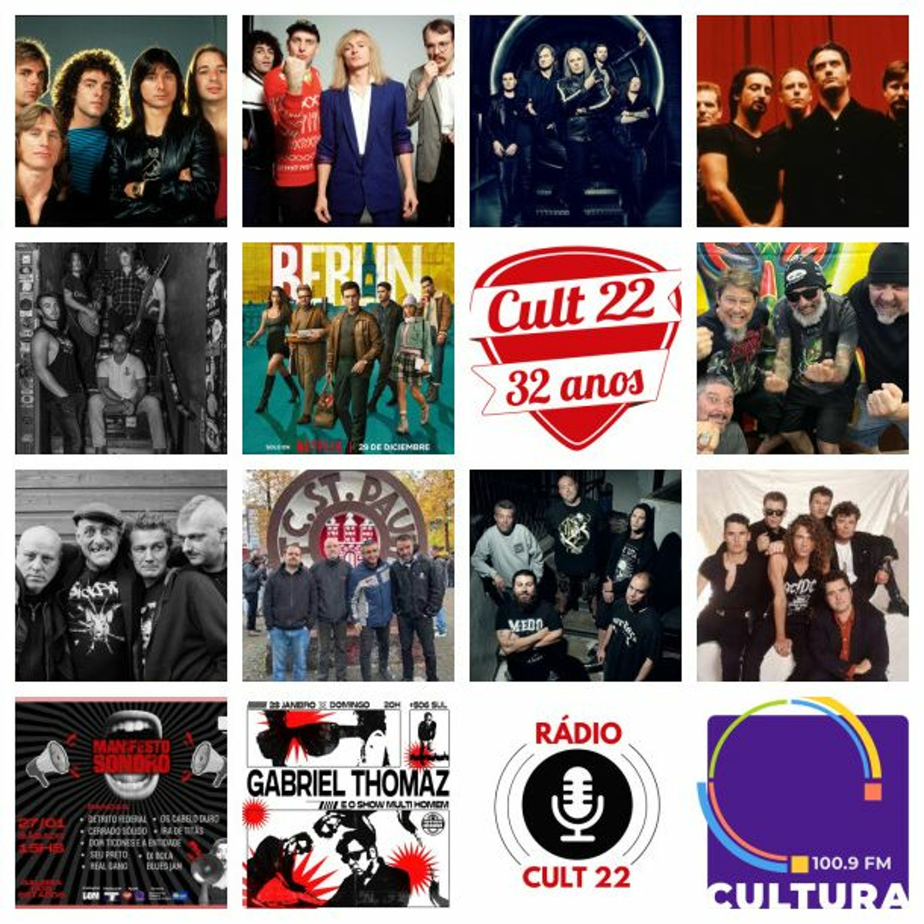 Cult 22 - Rock e Pop sem discriminação