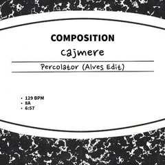 Cajmere - Percolator (Alves Edit)