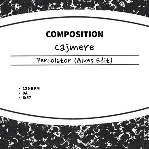 Cajmere - Percolator (Alves Edit)