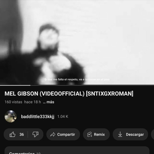 MEL GIBSON [SNTIXGXROMAN] #EVILDETROIT (VIDEO ON YT)