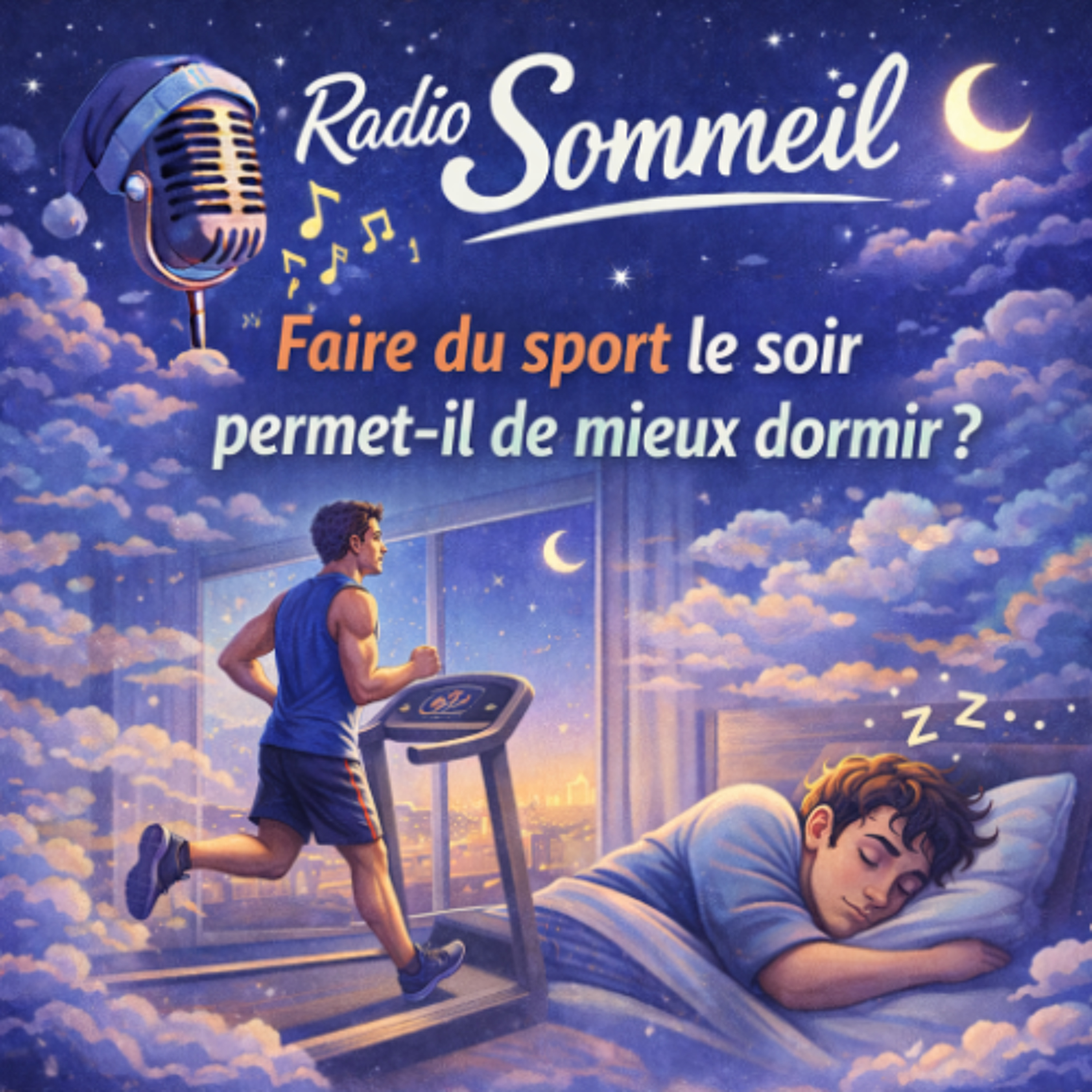 RadioSommeil : Faire du sport le soir permet-il de mieux dormir ? (17/03/26) episode artwork