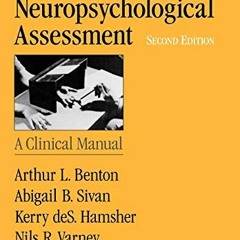 Read EBOOK 💚 Contributions to Neuropsychological Assessment: A Clinical Manual by  A