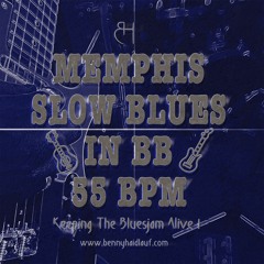 Memphis slow Blues in Bb 55 Bpm