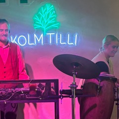 Tribal Rhythms & Live Drums // DJ Layqa x ChrisCross (Live at Kolm Tilli, Estonia, Tartu 2024)