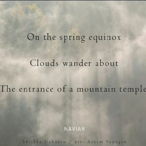 Naviarhaiku 403 On The Spring Equinox