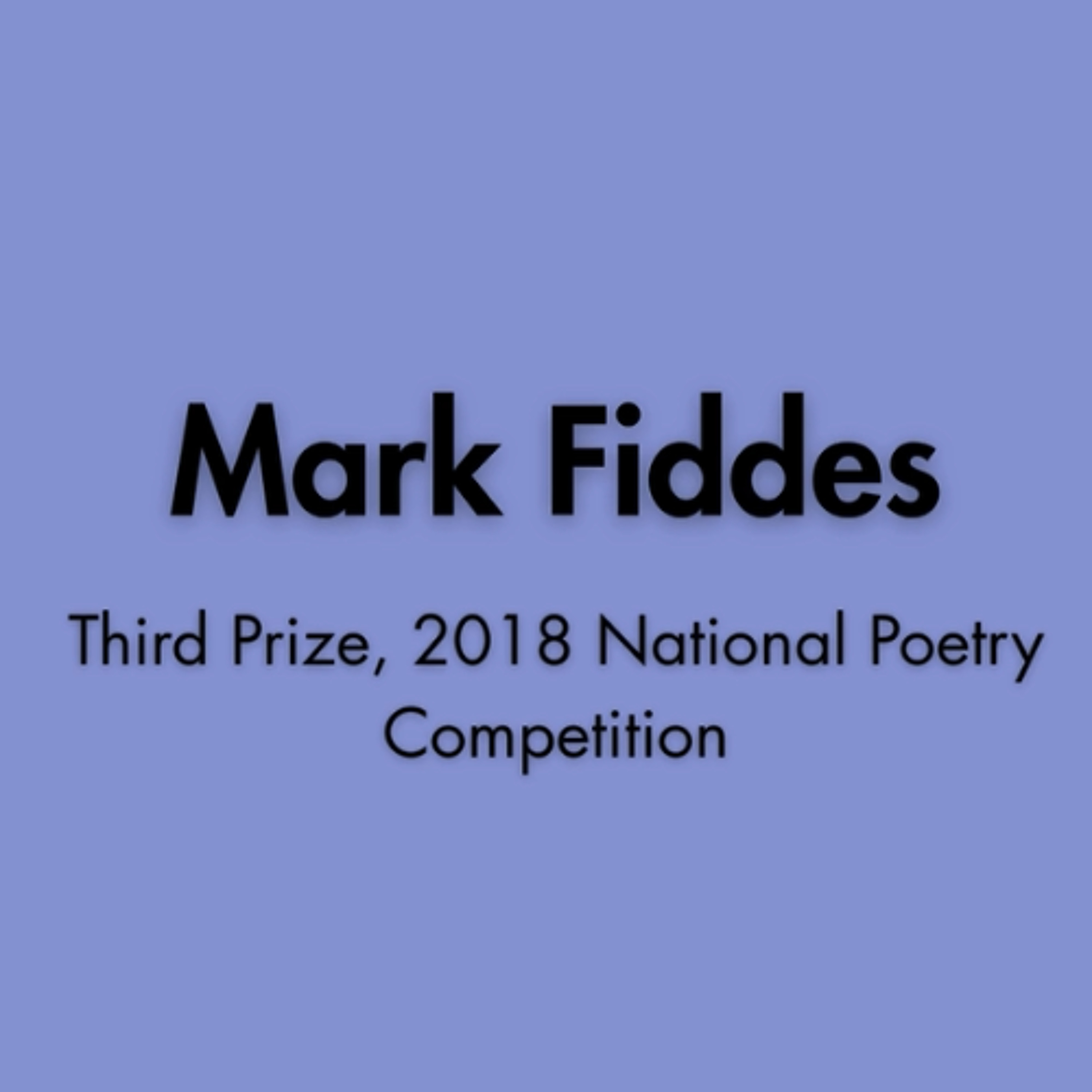 Mark Fiddes: Then & Now